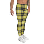 Plaid Mens Running Leggings, Plaid Meggings Men's, Tartan Plaid Leggings Men, plaid leggings, mens running leggings, mens gym leggings, buffalo plaid leggings, brown leggings, grey leggings, red leggings, green leggings, purple leggings, blue leggings, Mens Sports Leggings, meggings men, Pattern Leggings