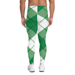 Plaid Mens Running Leggings, Plaid Meggings Men's, Tartan Plaid Leggings Men, plaid leggings, mens running leggings, mens gym leggings, buffalo plaid leggings, brown leggings, grey leggings, red leggings, green leggings, purple leggings, blue leggings, Mens Sports Leggings, meggings men, Pattern Leggings