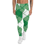 Plaid Mens Running Leggings, Plaid Meggings Men's, Tartan Plaid Leggings Men, plaid leggings, mens running leggings, mens gym leggings, buffalo plaid leggings, brown leggings, grey leggings, red leggings, green leggings, purple leggings, blue leggings, Mens Sports Leggings, meggings men, Pattern Leggings