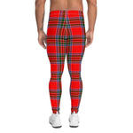 Plaid Mens Running Leggings, Plaid Meggings Men's, Tartan Plaid Leggings Men, plaid leggings, mens running leggings, mens gym leggings, buffalo plaid leggings, brown leggings, grey leggings, red leggings, green leggings, purple leggings, blue leggings, Mens Sports Leggings, meggings men, Pattern Leggings