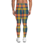 Plaid Mens Running Leggings, Plaid Meggings Men's, Tartan Plaid Leggings Men, plaid leggings, mens running leggings, mens gym leggings, buffalo plaid leggings, brown leggings, grey leggings, red leggings, green leggings, purple leggings, blue leggings, Mens Sports Leggings, meggings men, Pattern Leggings