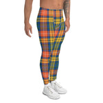 Plaid Mens Running Leggings, Plaid Meggings Men's, Tartan Plaid Leggings Men, plaid leggings, mens running leggings, mens gym leggings, buffalo plaid leggings, brown leggings, grey leggings, red leggings, green leggings, purple leggings, blue leggings, Mens Sports Leggings, meggings men, Pattern Leggings