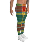 Plaid Mens Running Leggings, Plaid Meggings Men's, Tartan Plaid Leggings Men, plaid leggings, mens running leggings, mens gym leggings, buffalo plaid leggings, brown leggings, grey leggings, red leggings, green leggings, purple leggings, blue leggings, Mens Sports Leggings, meggings men, Pattern Leggings