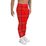 Plaid Mens Running Leggings, Plaid Meggings Men's, Tartan Plaid Leggings Men, plaid leggings, mens running leggings, mens gym leggings, buffalo plaid leggings, brown leggings, grey leggings, red leggings, green leggings, purple leggings, blue leggings, Mens Sports Leggings, meggings men, Pattern Leggings