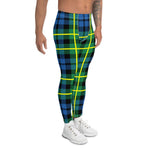 Plaid Mens Running Leggings, Plaid Meggings Men's, Tartan Plaid Leggings Men, plaid leggings, mens running leggings, mens gym leggings, buffalo plaid leggings, brown leggings, grey leggings, red leggings, green leggings, purple leggings, blue leggings, Mens Sports Leggings, meggings men, Pattern Leggings