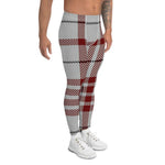 Plaid Mens Running Leggings, Plaid Meggings Men's, Tartan Plaid Leggings Men, plaid leggings, mens running leggings, mens gym leggings, buffalo plaid leggings, brown leggings, grey leggings, red leggings, green leggings, purple leggings, blue leggings, Mens Sports Leggings, meggings men, Pattern Leggings