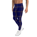 Plaid Mens Running Leggings, Plaid Meggings Men's, Tartan Plaid Leggings Men, plaid leggings, mens running leggings, mens gym leggings, buffalo plaid leggings, brown leggings, grey leggings, red leggings, green leggings, purple leggings, blue leggings, Mens Sports Leggings, meggings men, Pattern Leggings