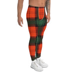 Plaid Mens Running Leggings, Plaid Meggings Men's, Tartan Plaid Leggings Men, plaid leggings, mens running leggings, mens gym leggings, buffalo plaid leggings, brown leggings, grey leggings, red leggings, green leggings, purple leggings, blue leggings, Mens Sports Leggings, meggings men, Pattern Leggings