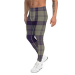 Plaid Mens Running Leggings, Plaid Meggings Men's, Tartan Plaid Leggings Men, plaid leggings, mens running leggings, mens gym leggings, buffalo plaid leggings, brown leggings, grey leggings, red leggings, green leggings, purple leggings, blue leggings, Mens Sports Leggings, meggings men, Pattern Leggings