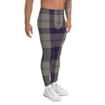 Plaid Mens Running Leggings, Plaid Meggings Men's, Tartan Plaid Leggings Men, plaid leggings, mens running leggings, mens gym leggings, buffalo plaid leggings, brown leggings, grey leggings, red leggings, green leggings, purple leggings, blue leggings, Mens Sports Leggings, meggings men, Pattern Leggings