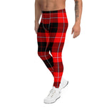 Plaid Mens Running Leggings, Plaid Meggings Men's, Tartan Plaid Leggings Men, plaid leggings, mens running leggings, mens gym leggings, buffalo plaid leggings, brown leggings, grey leggings, red leggings, green leggings, purple leggings, blue leggings, Mens Sports Leggings, meggings men, Pattern Leggings