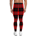 Plaid Mens Running Leggings, Plaid Meggings Men's, Tartan Plaid Leggings Men, plaid leggings, mens running leggings, mens gym leggings, buffalo plaid leggings, brown leggings, grey leggings, red leggings, green leggings, purple leggings, blue leggings, Mens Sports Leggings, meggings men, Pattern Leggings