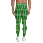 Plaid Mens Running Leggings, Plaid Meggings Men's, Tartan Plaid Leggings Men, plaid leggings, mens running leggings, mens gym leggings, buffalo plaid leggings, brown leggings, grey leggings, red leggings, green leggings, purple leggings, blue leggings, Mens Sports Leggings, meggings men, Pattern Leggings