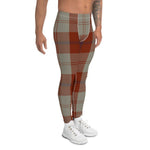 Plaid Mens Running Leggings, Plaid Meggings Men's, Tartan Plaid Leggings Men, plaid leggings, mens running leggings, mens gym leggings, buffalo plaid leggings, brown leggings, grey leggings, red leggings, green leggings, purple leggings, blue leggings, Mens Sports Leggings, meggings men, Pattern Leggings