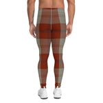 Plaid Mens Running Leggings, Plaid Meggings Men's, Tartan Plaid Leggings Men, plaid leggings, mens running leggings, mens gym leggings, buffalo plaid leggings, brown leggings, grey leggings, red leggings, green leggings, purple leggings, blue leggings, Mens Sports Leggings, meggings men, Pattern Leggings