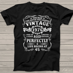 Mens 45 Years Old Gift Vintage 1976 Man Myth Legend 45th Birthday Shirt 45th birthday t shirt - Scotstee Shop