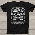Mens 51 Years Old Gift Vintage 1970 Man Myth Legend 51st Birthday Shirt - Scotstee Shop