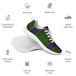 Tartan Sneakers - Adam Hunting Tartan Running Shoes, Tartan Shoes, Tartan Plaid Shoes, Plaid Sneakers