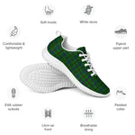 Tartan Sneakers - Agnew Hunting Tartan Running Shoes, Tartan Shoes, Tartan Plaid Shoes, Plaid Sneakers