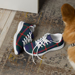 Tartan Sneakers - Agnew Tartan Running Shoes, Tartan Shoes, Tartan Plaid Shoes, Plaid Sneakers