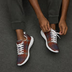 Tartan Sneakers - Ainslie Ancient Tartan Running Shoes, Tartan Shoes, Tartan Plaid Shoes, Plaid Sneakers