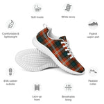 Tartan Sneakers Men - Ainslie Tartan Running Shoes, Tartan Shoes, Tartan Plaid Shoes, Plaid Sneakers