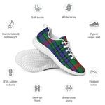 Tartan Sneakers - Aiton Ancient Tartan Running Shoes, Tartan Shoes, Tartan Plaid Shoes, Plaid Sneakers