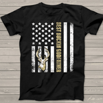 Scotstee Shop - Mens Best Buckin' Godfather Ever Deer Hunters Hunting Gift father 4th Of July Shirt