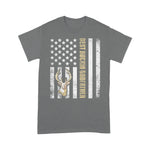 Scotstee Shop - Mens Best Buckin' Godfather Ever Deer Hunters Hunting Gift father 4th Of July Shirt