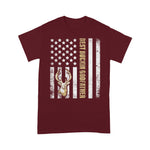 Scotstee Shop - Mens Best Buckin' Godfather Ever Deer Hunters Hunting Gift father 4th Of July Shirt