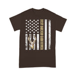Scotstee Shop - Mens Best Buckin' Godfather Ever Deer Hunters Hunting Gift father 4th Of July Shirt