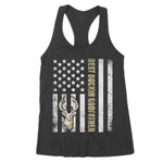 Mens Best Buckin' Godfather Ever Deer Hunters Hunting Gift Father Women's Tank Top - Scotstee Shop