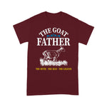 Scotstee Shop - Mens Goat Father Distressed Pet Lover Father Day Shirts, Goat Dad Shirt