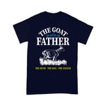 Scotstee Shop - Mens Goat Father Distressed Pet Lover Father Day Shirts, Goat Dad Shirt