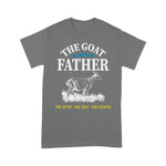 Scotstee Shop - Mens Goat Father Distressed Pet Lover Father Day Shirts, Goat Dad Shirt