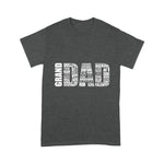 Scotstee Shop - Mens Granddad Grandpa Word Cloud Fathers Day Shirts