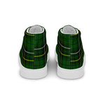 Scotstee Shop - Scotstee Shop Plaid Tartan High Top Sneakers Clan MacAlpine Modern Plaid Converse High Tops Sneakers, Converse Christmas Sneakers