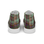 Scotstee Shop - Scotstee Shop Plaid Tartan High Top Sneakers Clan MacAndrew Plaid Converse High Tops Sneakers, Converse Christmas Sneakers