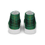 Scotstee Shop - Scotstee Shop Plaid Tartan High Top Sneakers Clan MacArthur Ancient Plaid Converse High Tops Sneakers, Converse Christmas Sneakers