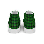 Scotstee Shop - Scotstee Shop Plaid Tartan High Top Sneakers Clan MacArthur Hunting Plaid Converse High Tops Sneakers, Converse Christmas Sneakers