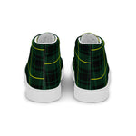 Scotstee Shop - Scotstee Shop Plaid Tartan High Top Sneakers Clan MacArthur Modern Plaid Converse High Tops Sneakers, Converse Christmas Sneakers