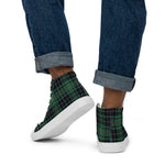 Scotstee Shop - Scotstee Shop Plaid Tartan High Top Sneakers Clan MacAulay Hunting Plaid Converse High Tops Sneakers, Converse Christmas Sneakers