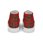 Scotstee Shop - Scotstee Shop Plaid Tartan High Top Sneakers Clan MacBean Plaid Converse High Tops Sneakers, Converse Christmas Sneakers