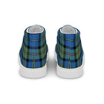 Scotstee Shop - Scotstee Shop Plaid Tartan High Top Sneakers Clan MacCorquodale Plaid Converse High Tops Sneakers, Converse Christmas Sneakers