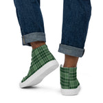 Scotstee Shop - Scotstee Shop Plaid Tartan High Top Sneakers Clan MacDonald Lord Of The Isles Plaid Converse High Tops Sneakers, Converse Christmas Sneakers