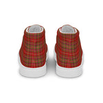 Scotstee Shop - Scotstee Shop Plaid Tartan High Top Sneakers Clan MacDougall Modern Plaid Converse High Tops Sneakers, Converse Christmas Sneakers