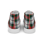 Scotstee Shop - Scotstee Shop Plaid Tartan High Top Sneakers Clan MacDuff Dress Modern Plaid Converse High Tops Sneakers, Converse Christmas Sneakers