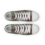 Scotstee Shop - Scotstee Shop Plaid Tartan High Top Sneakers Clan MacAndrew Plaid Converse High Tops Sneakers, Converse Christmas Sneakers