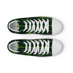 Scotstee Shop - Scotstee Shop Plaid Tartan High Top Sneakers Clan MacArthur Modern Plaid Converse High Tops Sneakers, Converse Christmas Sneakers