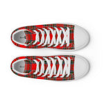 Scotstee Shop - Scotstee Shop Plaid Tartan High Top Sneakers Clan MacBean Plaid Converse High Tops Sneakers, Converse Christmas Sneakers